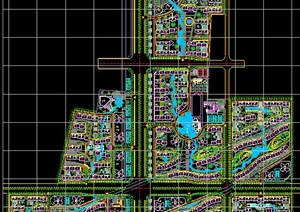 某住宅小区景观规划设计CAD平面图