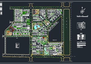 正式响塘寨住宅区规划设计总平图