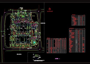 某小区规划设计CAD总平面图1