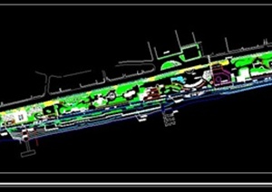 某市滨江地段规划设计方案图