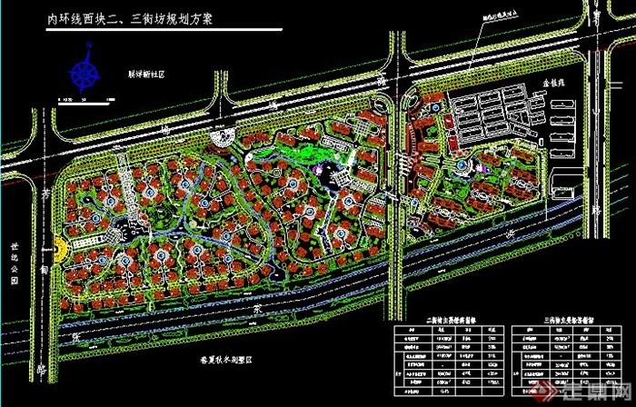 上海某别墅区规划设计总平面图(1)