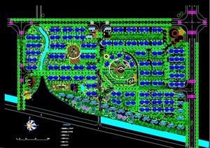某郭墅镇兴庄中心村规划设计CAD平面图