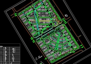 某居住小区景观规划设计CAD平面图