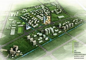 上海某国际化工服务业中心规划设计方案