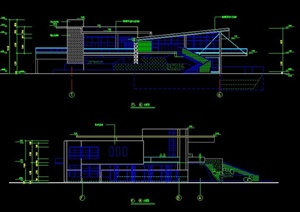 某地现代会所建筑设计CAD图