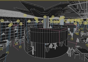 现代风格儿童游乐馆室内设计3DMAX模型
