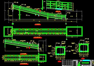 钢结构通廊建筑设计施工图