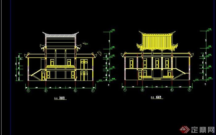 某古典中式综合建设计CAD图(1)