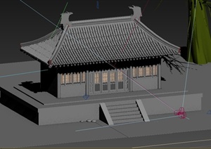 某大殿建筑设计3DMAX模型