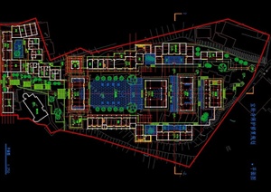 某寺庙建筑设计CAD方案图