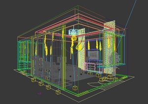 住宅室内客厅设计3DMAX模型