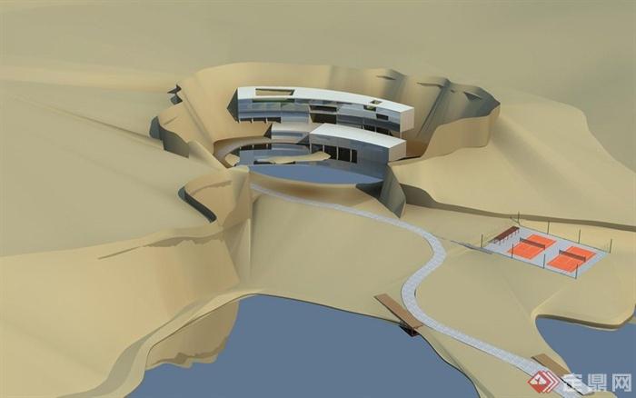某生态园建筑设计3dmax模型