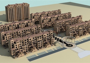 某住宅区建筑设计MAX模型