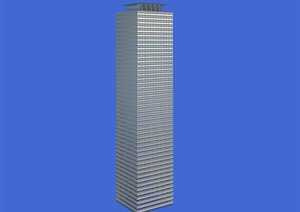 高层办公建筑设计3dMax模型