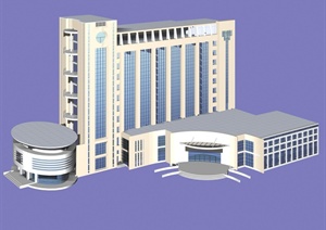 某大型商场建筑设计Max模型