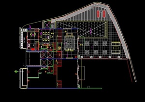某两层住宅建筑室内设计CAD图