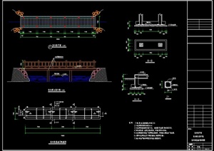 某仿木桥设计CAD施工图