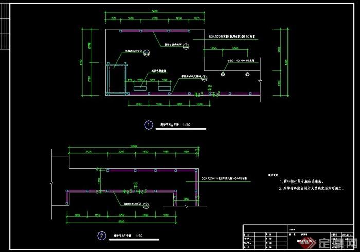 某廊桥设计CAD施工图(2)