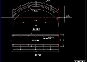 某拱桥设计CAD施工图