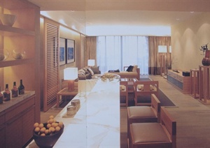 广州金海湾两住宅装饰设计施工图（带实景照片）