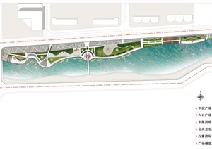 某地滨河广场景观设计方案（jpg和psd格式）