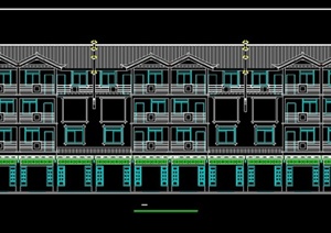 某中式民居建筑设计CAD施工图