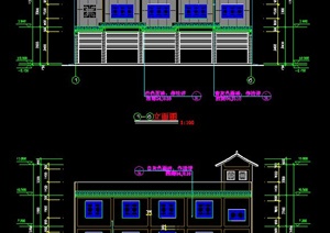某川西民居建筑设计CAD施工图