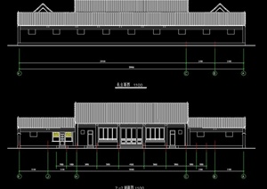 某四合院建筑设计CAD方案图