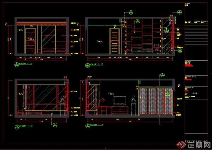 苏州某C2型单位样板房装饰设计施工图(3)