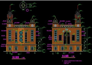 某教堂建筑设计CAD施工图