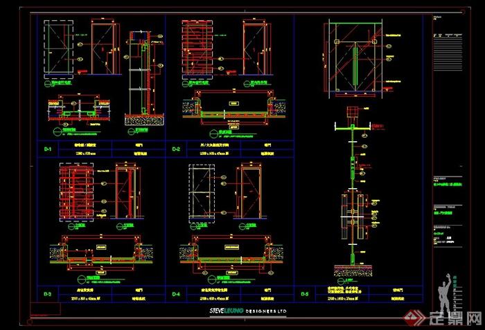 某会所装饰设计CAD施工图(2)