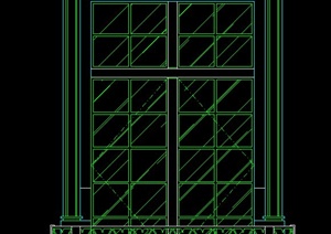 一扇窗户设计CAD立面图