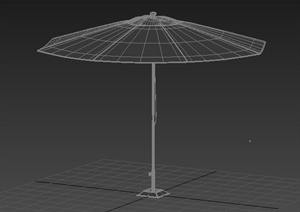 园林景观遮阳伞设计3dmax模型