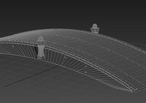 园林景观小桥3dmax模型