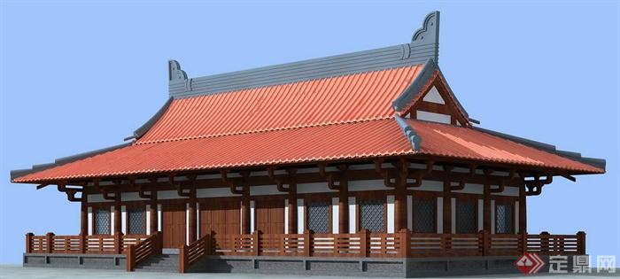 古典中式风格旅游古建筑设计3dmax模型