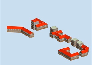 某古典中式商住建筑设计3DMAX模型