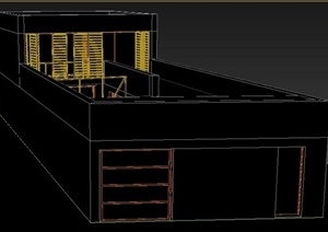 现代二层住宅建筑设计3dmax模型