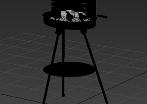 户外烧烤炉设计3dmax模型
