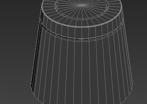 一个圆柱形灯柱设计MAX模型