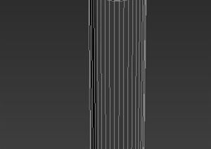 一个的灯柱设计MAX模型