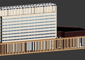 现代某写字楼建筑设计3DMAX模型