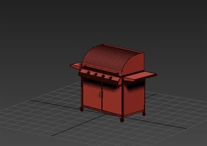 某电器烧烤炉设计3DMAX模型