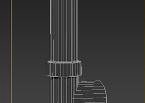 圆柱形壁灯3dmax模型