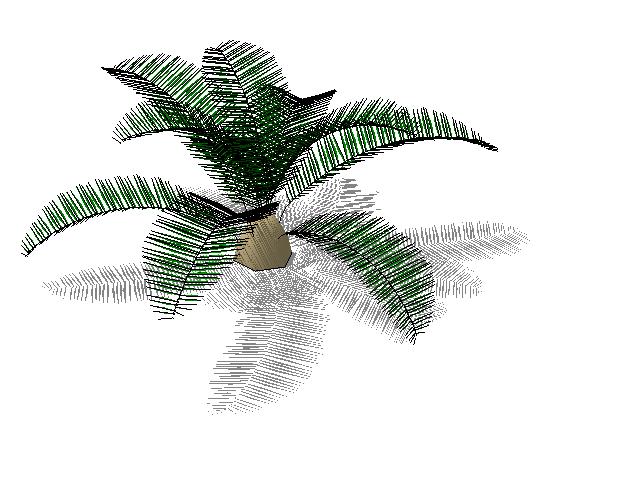 30款素材花卉植物设计SU模型(3)