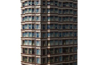 现代高层商住楼建筑设计SU(草图大师)模型