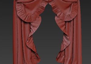窗帘设计3DMAX模型