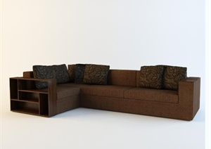 现代风格沙发设计3DMAX模型
