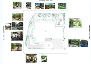 某别墅庭院景观设计平面图（含CAD+JPG）