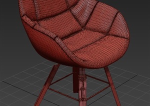 一个现代单人椅子设计3DMAX模型