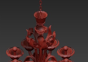 室内水晶吊灯设计3DMAX模型